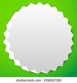 Blank, empty starburst, sunburst, priceflash button, badge, and pin shape design element