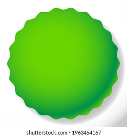 Blank, empty starburst, sunburst, priceflash button, badge, and pin shape design element