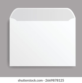 Envelope em branco e letras especificamente concebidos para uso criativo