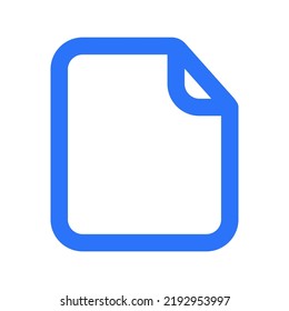 Blank Files Icon Two Tone Color