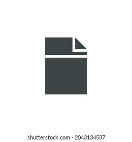 Blank files icon, Vector illustration design.