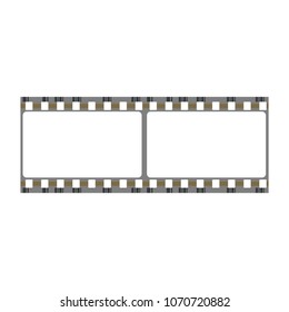 Blank film frame stock illustration. Image of frame film vector illustration
