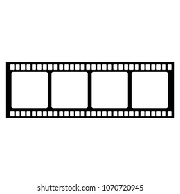 Blank film frame stock illustration. Image of frame film vector illustration
