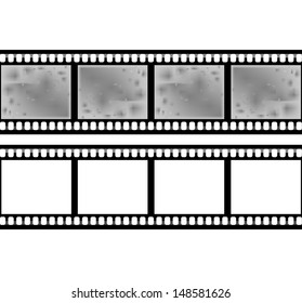 Blank film strip 