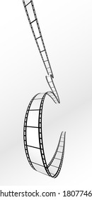 blank film strip - vector