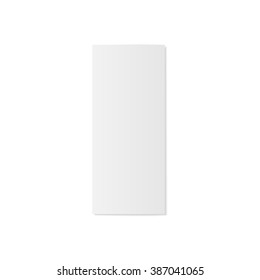 Blank folded realistic Brochure Mockup