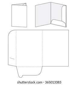 Blank folder template