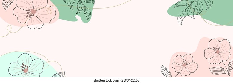 Blank Frame Decorated With Colorful Flowers And Foliage Arranged Harmoniously. Empty Poster Border Surrounded By Multicolored Bouquet Organized Pleasantly.