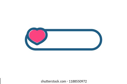 Blank Frame Heart Stock Vector (Royalty Free) 1188550972 | Shutterstock