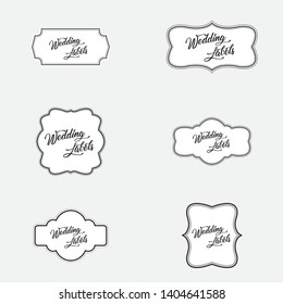 
Blank frame and label collection