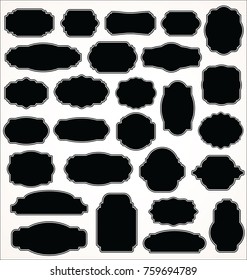 Blank frame and label vector collection