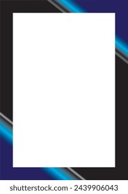 Blank Frame on White Background