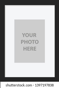 blank frame photo illustration vector