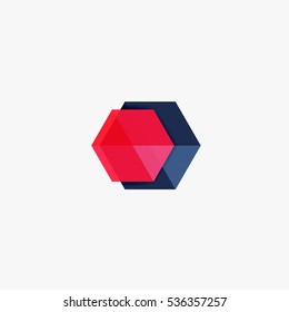 Blank geometric abstract business templates, hexagon layouts. Elements of business brochure, flyer or web design navigation layout