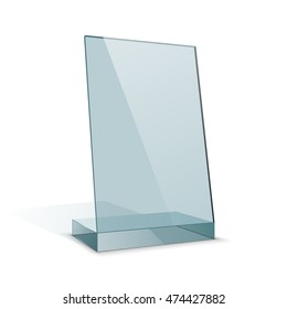 Blank Glass Award Plate