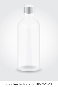 blank glass bottle 