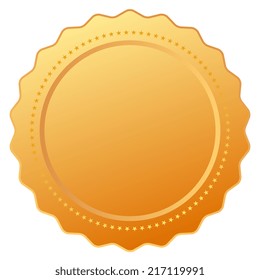 Blank gold certificate