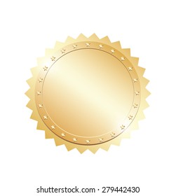 Blank Gold Token Stock Vector (Royalty Free) 279442430 | Shutterstock