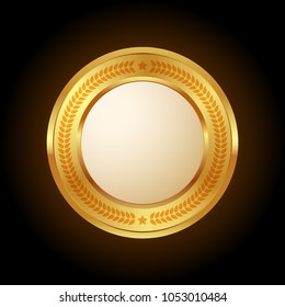 Blank Golden Emblem