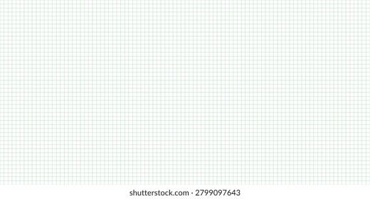 Blank Graph Paper Background With Light Green Grid Lines and Left Margin for Drawing