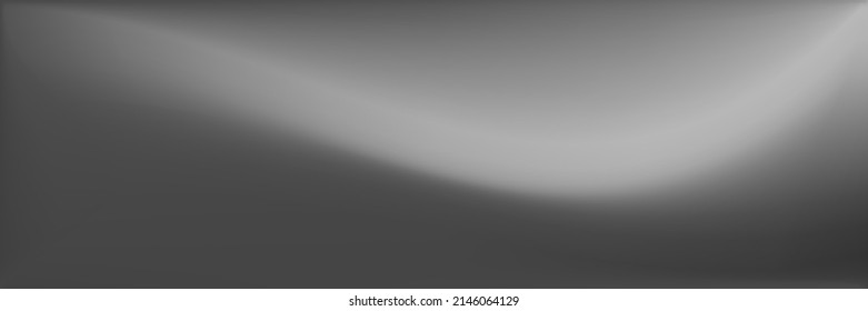 Blank  Gray Original Background. Alluminium Blurred Texture Illustration. Vibrant Black and white Wavy Gradient Mesh. Metallic Wavy Gradient Mesh. Monochromatic Natural Modern Design Backdrop.