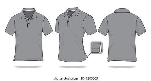 Grey Polo Shirt Images, Stock Photos & Vectors | Shutterstock