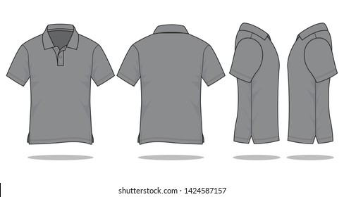 Download Polo Shirt Template Vector Images Stock Photos Vectors Shutterstock