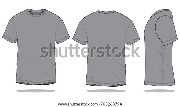 t shirt template gray