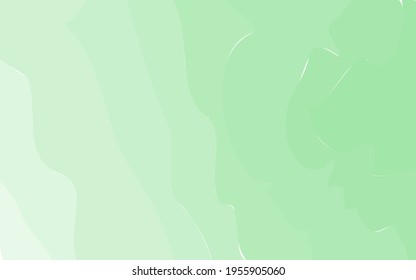 Fondo vectorial de estudio de esmeralda verde en blanco. Puede utilizarse para demostrar o instalar sus productos