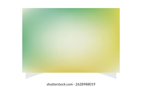 Blank and green paper sheets offer space for your business design