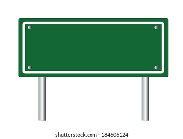 Road Traffic Sign Blank Board Place Stock Vector (Royalty Free) 631329917