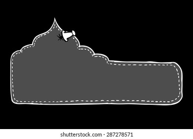 blank greeting card with mosque shape