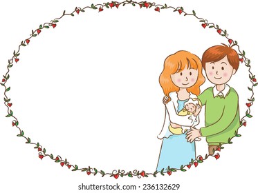 blank greeting card for new born baby