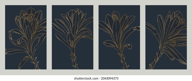 Blank for greeting card, wedding invitation or any design.Vector with vintage Victorian graphic floral arrangement.