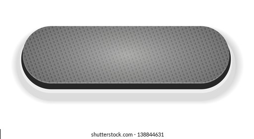 The blank grey button with subtle pattern / The grey push button