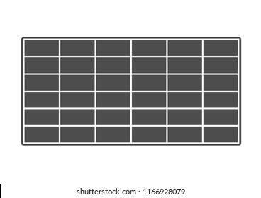 blank grid table isolated on white background.Illustration EPS 10.