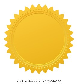 Blank guarantee vector element sign certificate