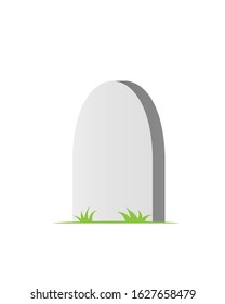 Blank Headstone Icon Clipart Image Isolated Stock Vector (Royalty Free ...