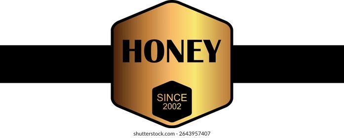 Blank honey frames and labels. brand tag, sale sticker, quality mark, promotional badge, shopping labels.