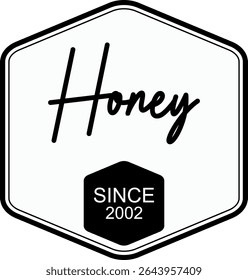 Blank honey frames and labels. brand tag, sale sticker, quality mark, promotional badge, shopping labels.