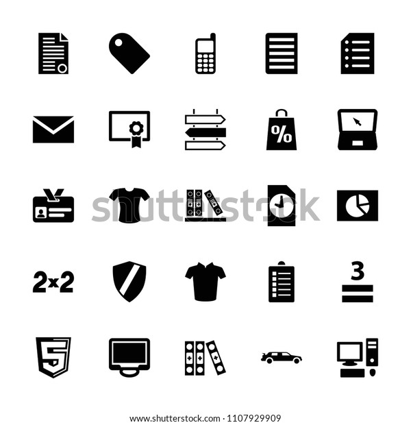 Blank icon. collection of\
25 blank filled icons such as car, t-shirt, mail, 3 allowed,\
display, binder, document, laptop, paper. editable blank icons for\
web and mobile.
