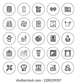 Blank Icon Set Collection 25 Outline Stock Vector (Royalty Free ...