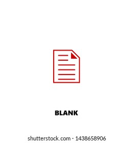 blank icon. blank vector design. sign design. red color