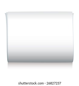 Blank illustrated newspaper with room to add your own copy