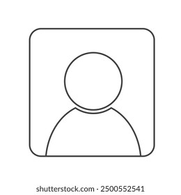 Blank image placeholder icon. User interface design. 