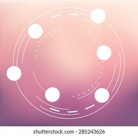Blank info graphic template for your design, vector mockup