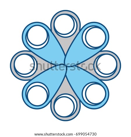 blank infographic layout stock vector royalty free 699054730