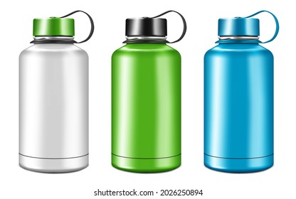 297 Thermos water bottle mock up Stock Vectors, Images & Vector Art ...