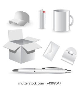 Blank isolated vector objects  for your design.