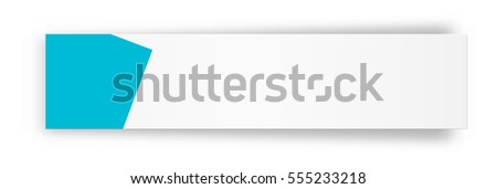 blank label blank white web banner stock vector royalty free